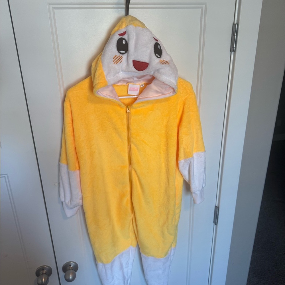 Yellow and White Kids Costume